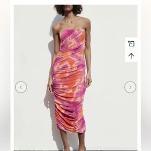 Zara Corset Midi Dress